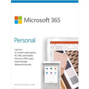 Microsoft 365 Personal English Subscription 1 Year